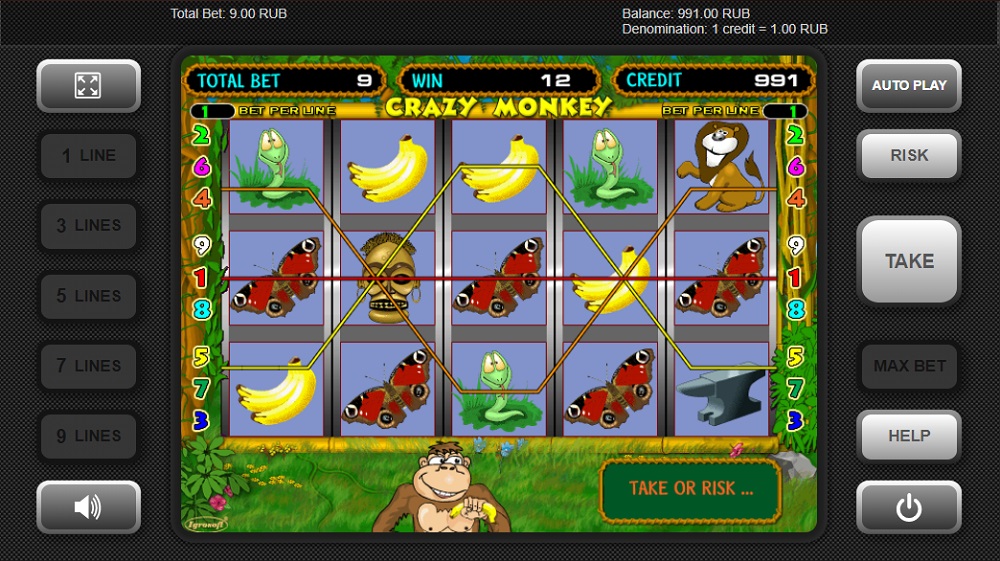 Играть в игровые автоматы crazy качать игровые автоматы обезьянки